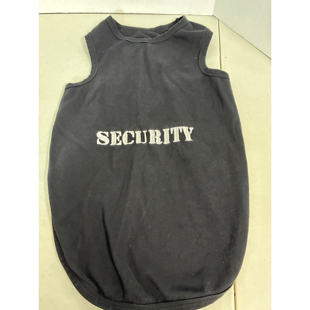 Parisian Pet‎ Black Security Dog T-Shirt 100% Cotton Size 5XL Large Breed